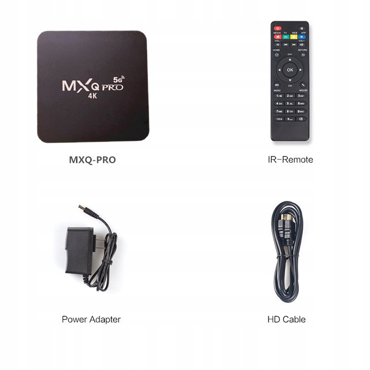 SMART TV BOX 16GB MQX PRO 4K ANDROID NETFLIX HBO Formaty obrazu DivX DVD-Video