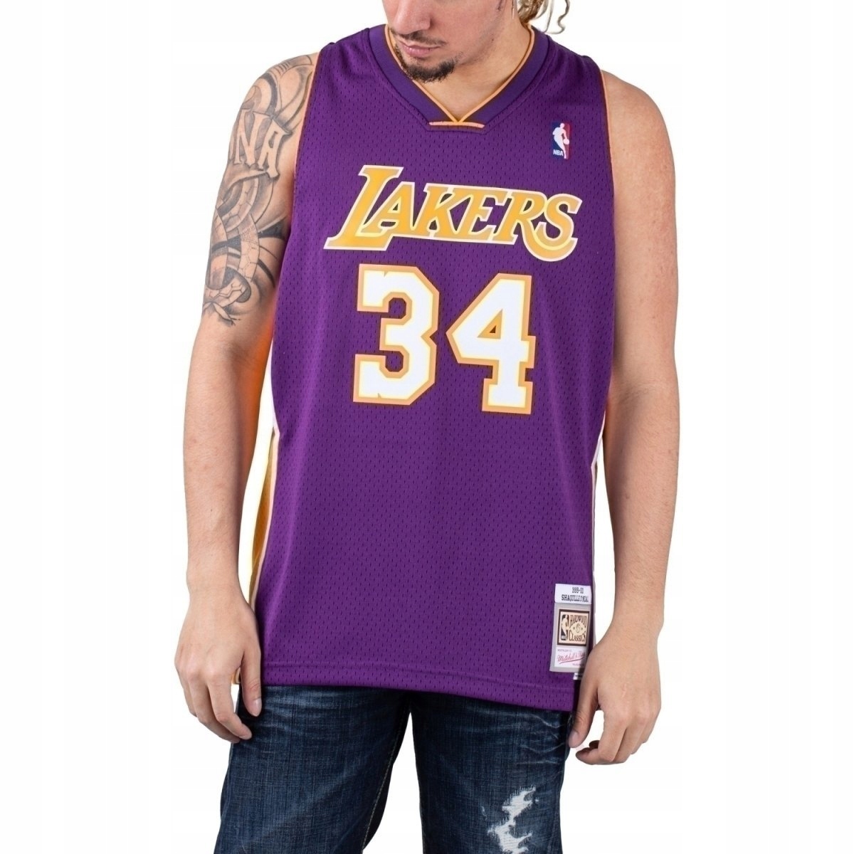 Mitchell Ness tričko Los Angeles Lakers Nba Swingman Shaquille O`Neal M