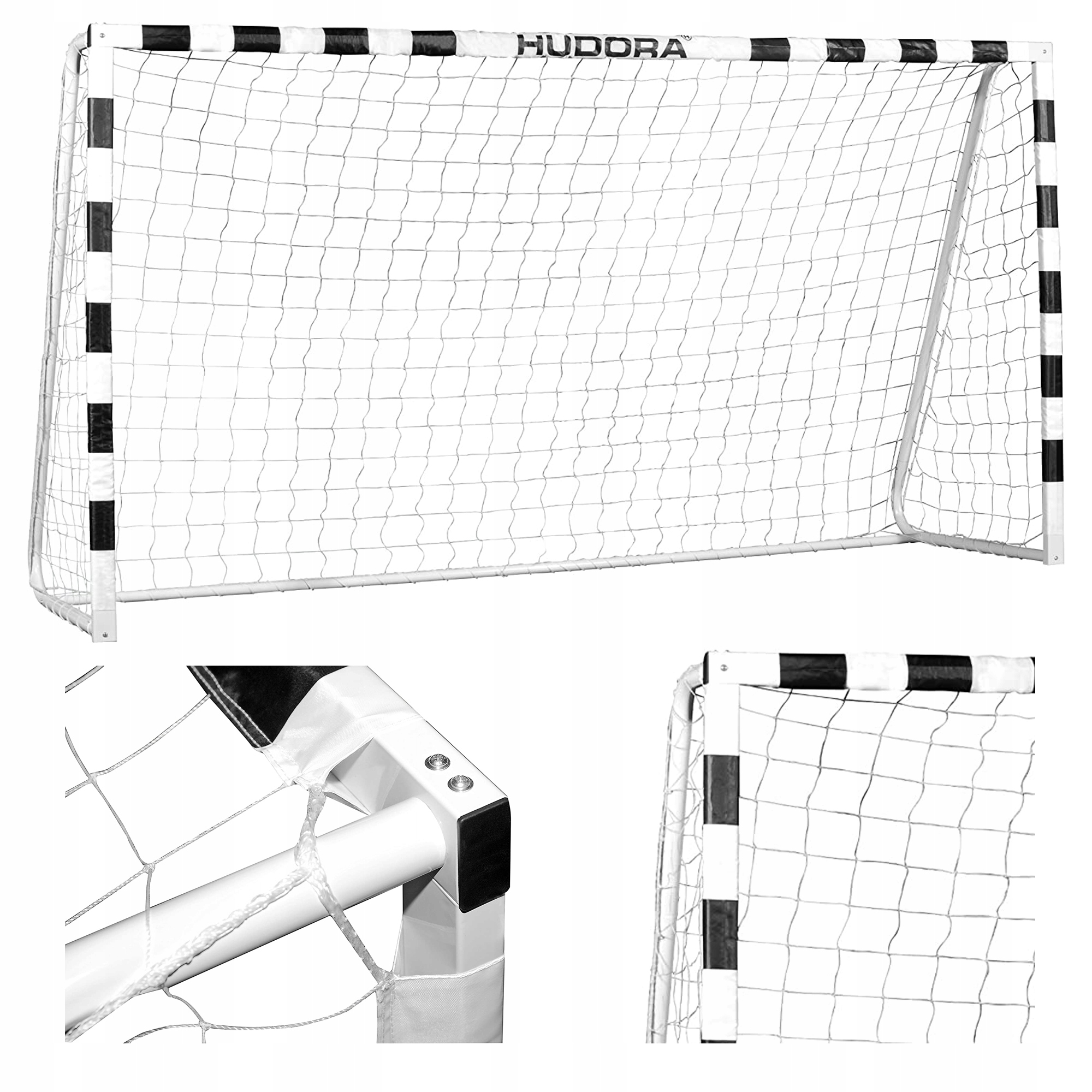 

Hudora Stadion bramka piłkarska 300x160cm Rury 60