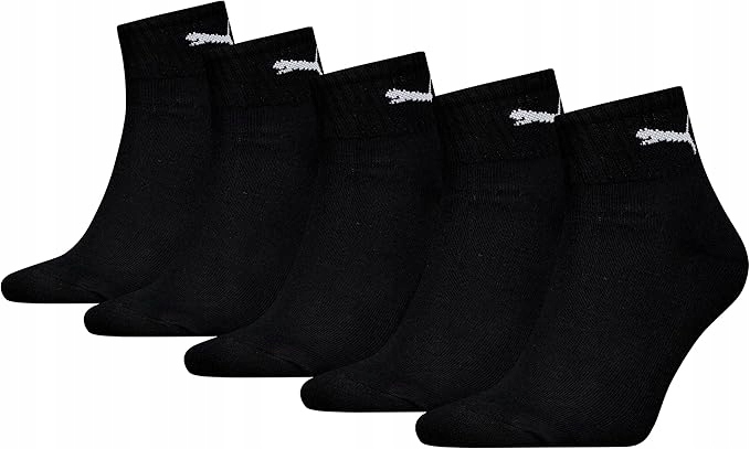 Puma Ponožky Černé Bavlněné S Logem 4 Pak 39/42 6_A