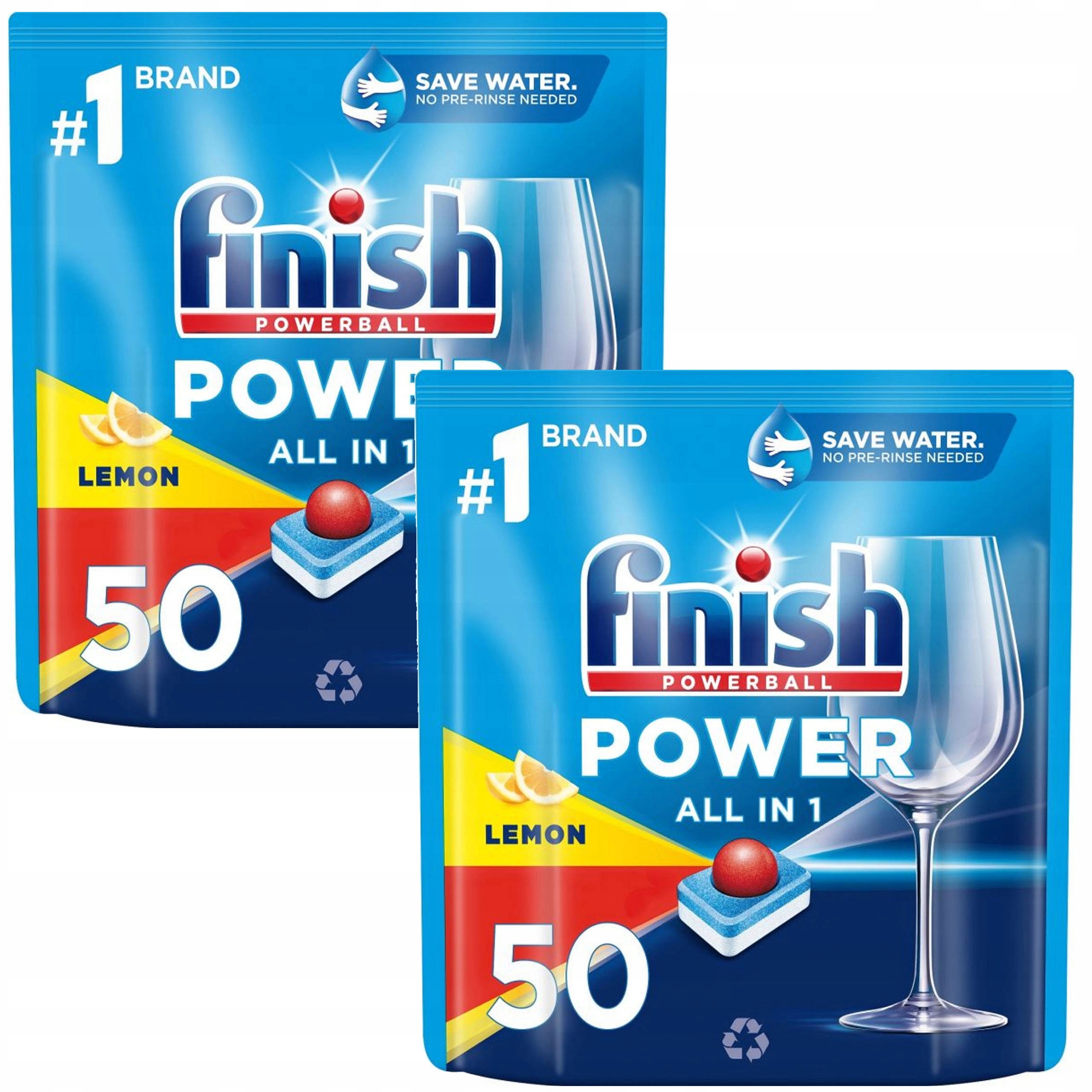 Levně Tablety Do Myčky Finish Power All-In-1 kusů s příchutí citronu