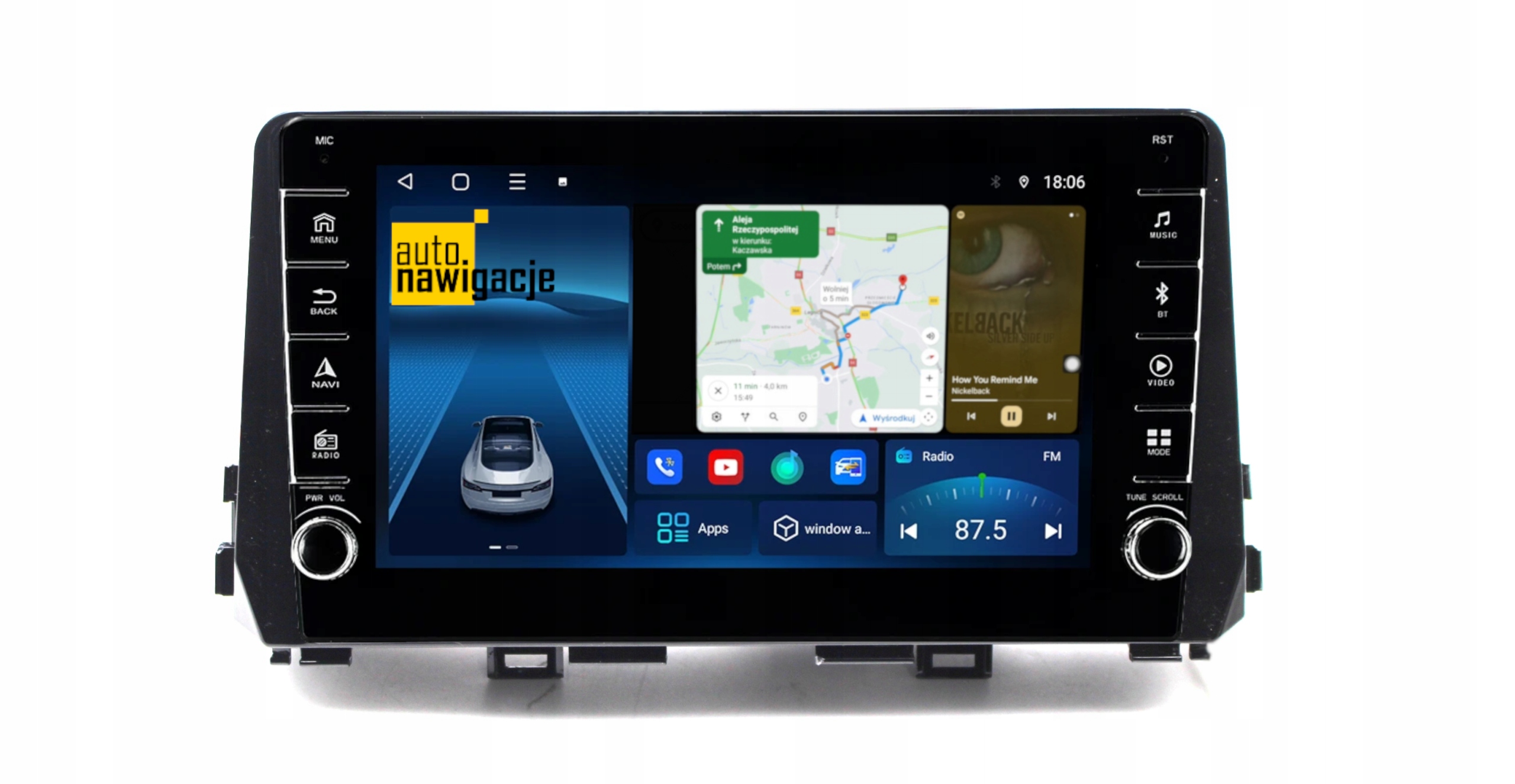 RADIO NAWIGACJA GPS KIA PICANTO 3 2017-2022 ANDROID