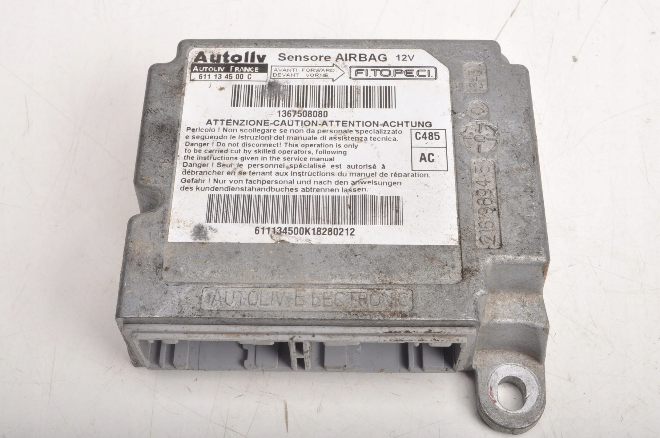 FIAT FIORINO III SENSOR PODUSZEK AIRBAG 1367508080