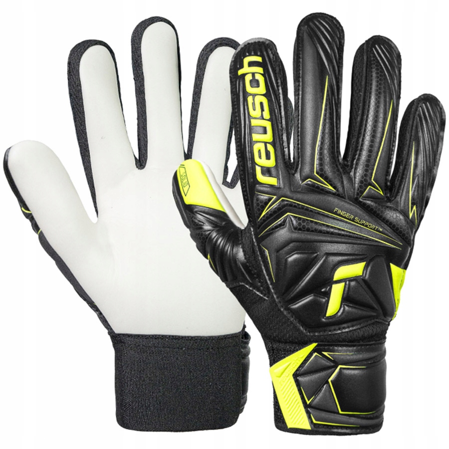 Reusch Attrakt Starter Solid Finger Support Juni [7,5] Dětské rukavice