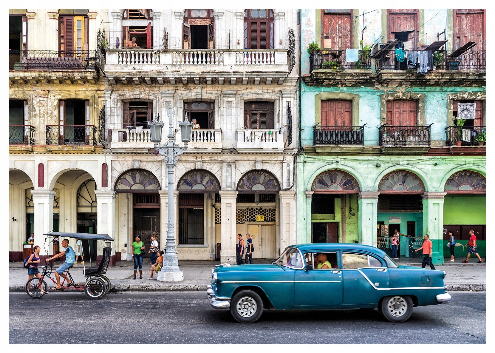 Fototapeta Havana Retro Autá Architektúra a Kubánska kultúra 312x219 lepidlo