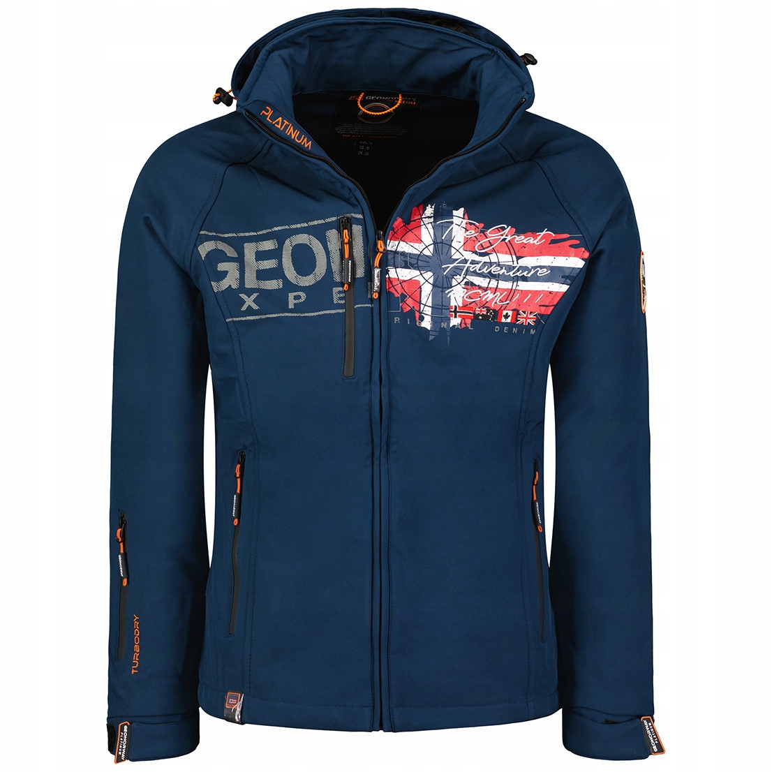 Geographical Norway bunda pánská Trusty Men softshell M tmavě modrá