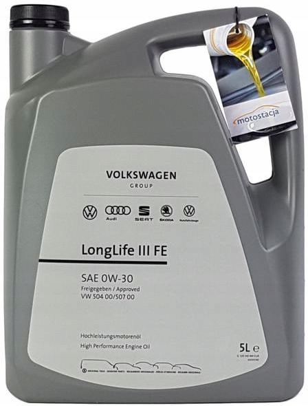 

Oe Vag Longlife III Fe 0W30 Vw 504.00/507.00 5L