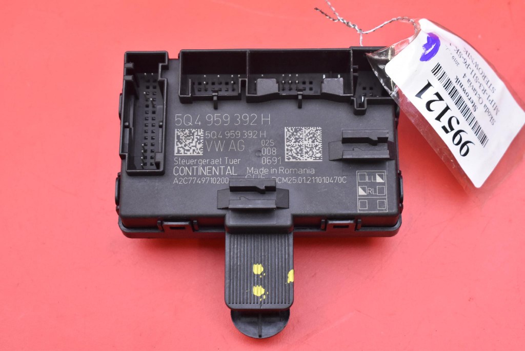 control unit module door right front 5Q4959392H SKODA OCTAVIA 4 IV 19