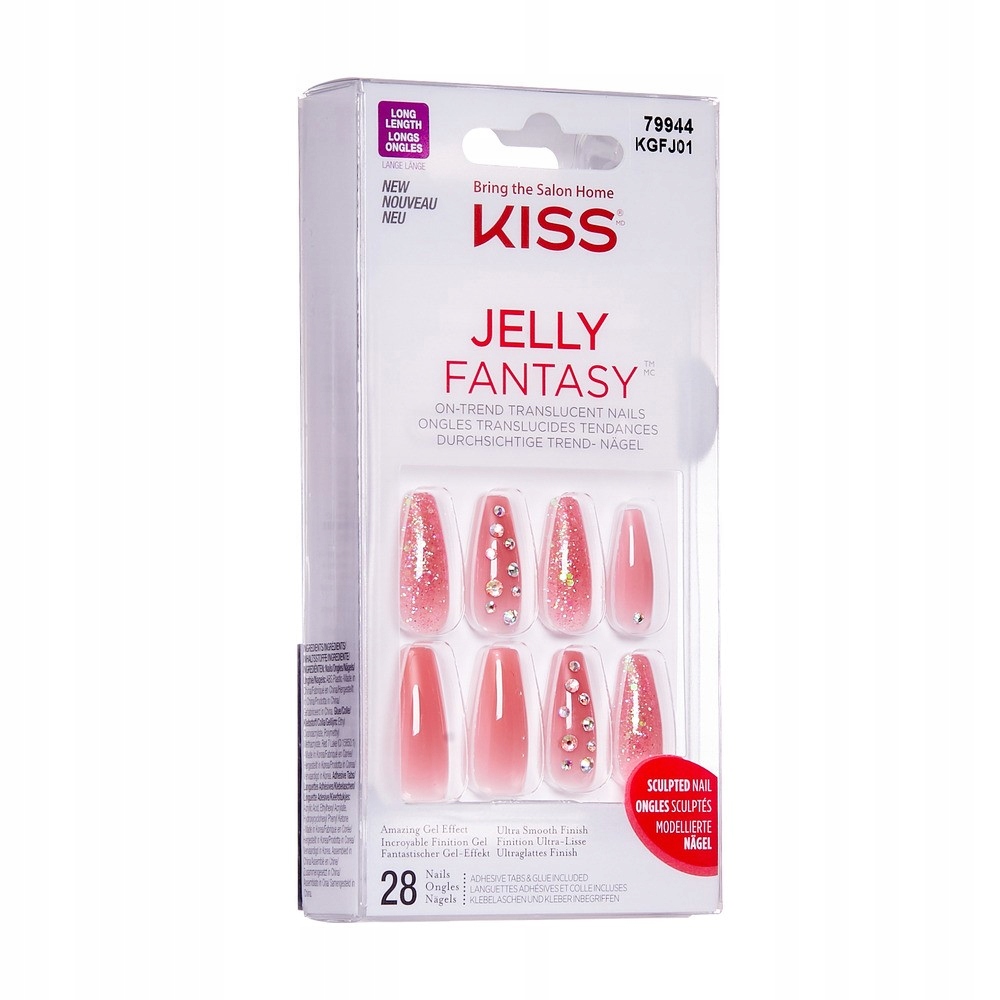 Kiss Umělé nehty Jelly Fantasy Be Jelly 1 balení (28 kusů)