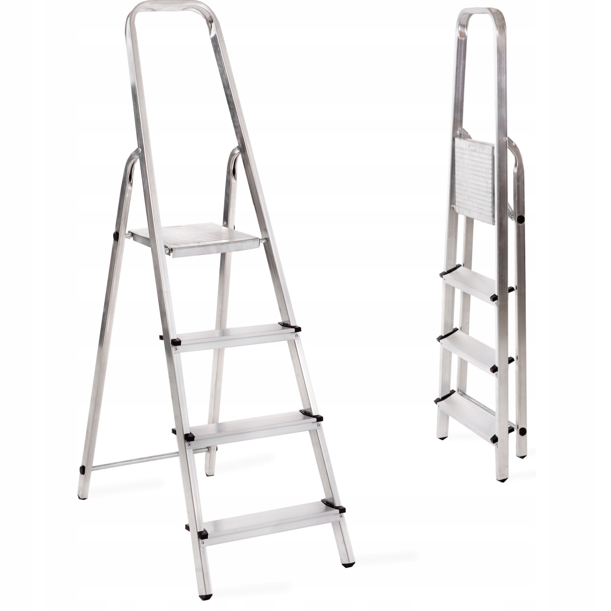 

Drabina domowa 4 stopniowa aluminiowa 125KG