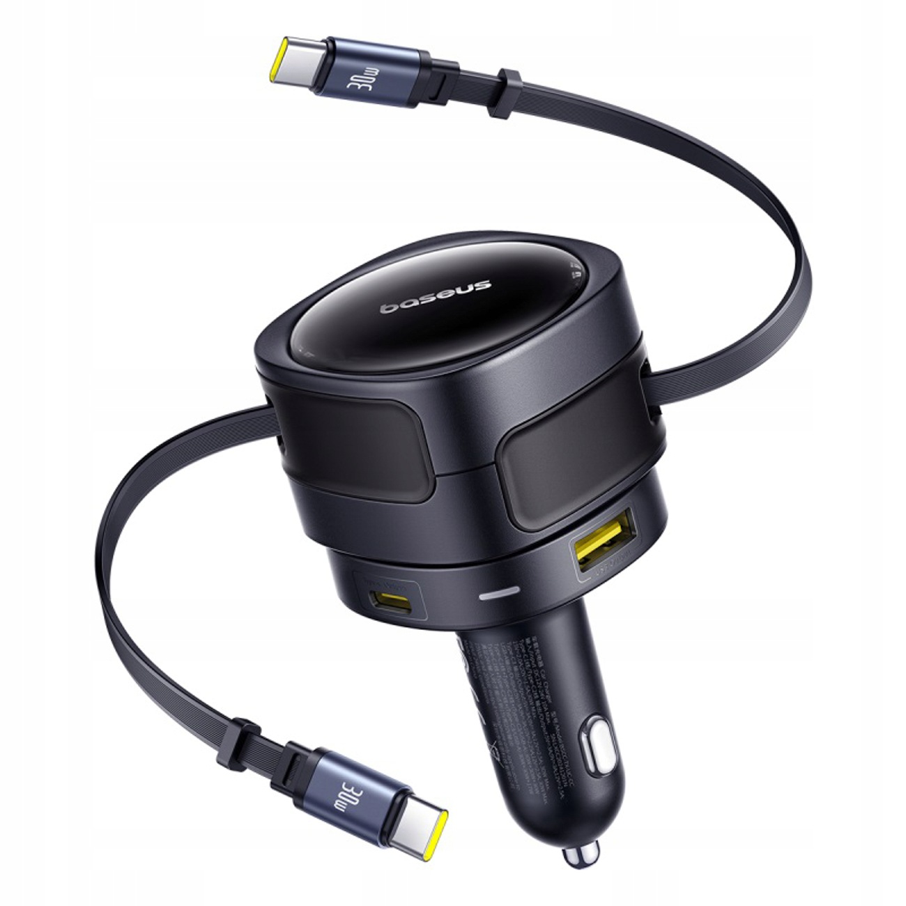 automobilová Baseus Enjoyment Max 90 W 2 x kabel Usb-c Usb-a