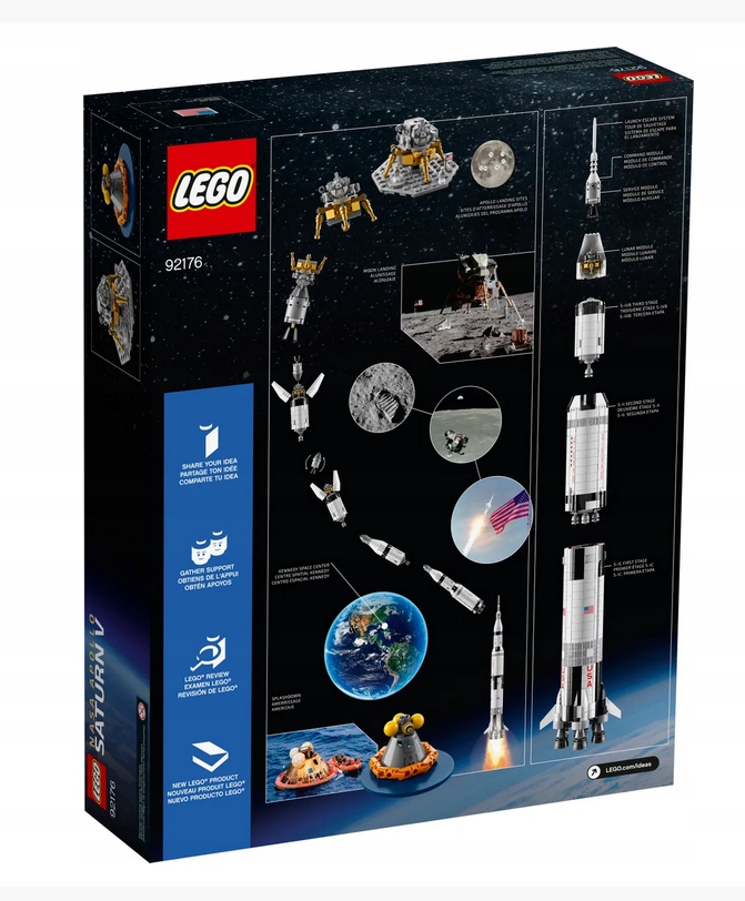 LEGO 92176 IDEAS - RAKIETA NASA APOLLO SATURN V Marka LEGO