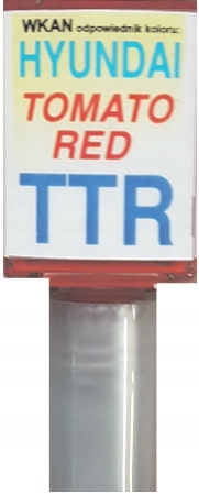HYUNDAI TTR TOMATO RED LAKIER SAMOCHODOWY ZAPRAWKA DO RYS 10 ML ARASYSTEM