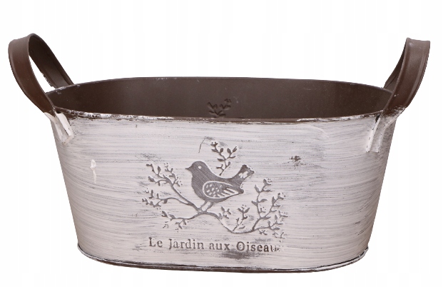 

Osłonka metalowa owalna przecierana 10,5cm