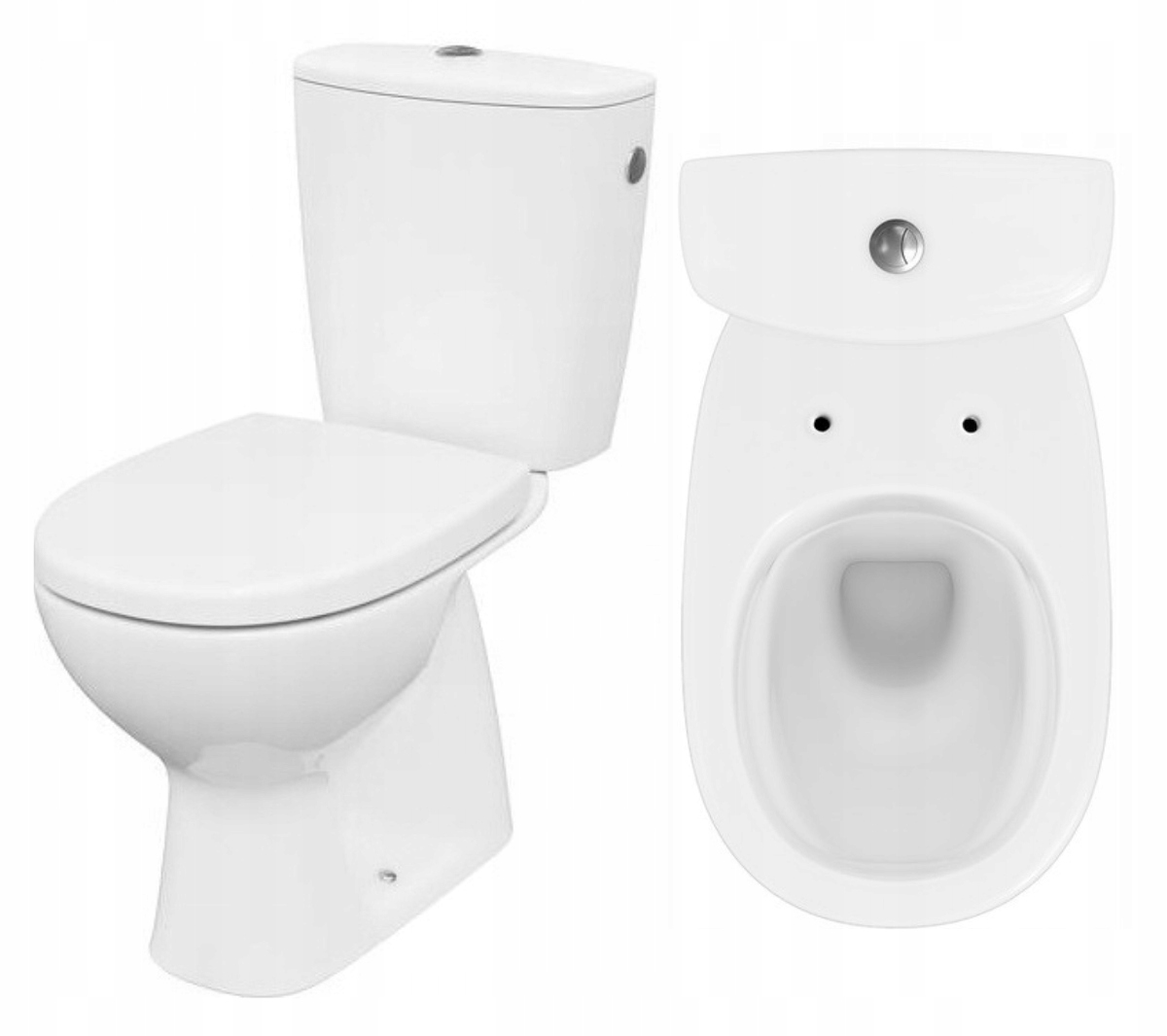 Kompakt Wc Sedes Arteco Bílá Deska S Pomalým Sklápěním