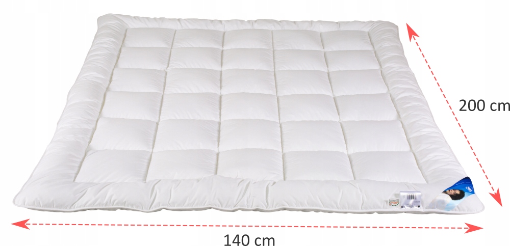 KOMPLET CLINIC ANTYALERGICZNA KOŁDRA 140x200 + PODUSZKA 70x80 ZESTAW AMW Marka AMW