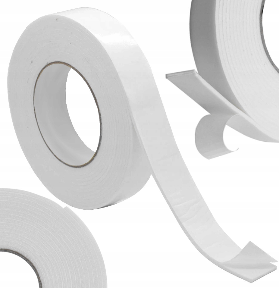 

Taśma Dwustronna Montażowa Piankowa Gruba Mocna