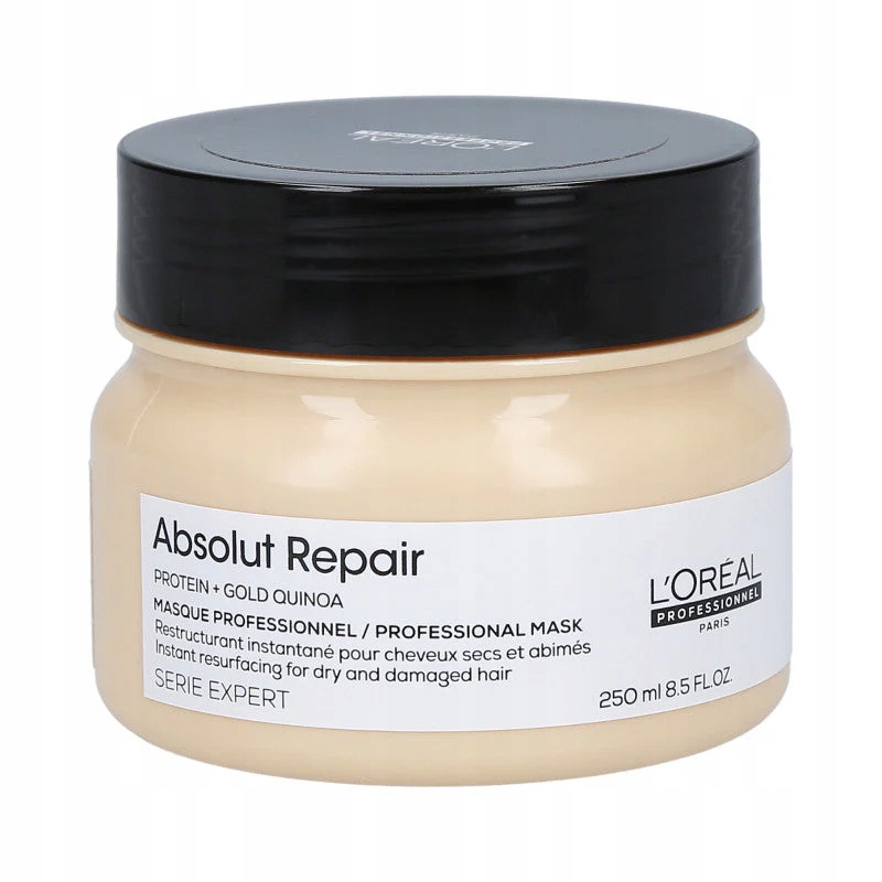 L’oreal Absolut Repair Gold Quinoa+Protein Zlatá regenerační maska 250 ml