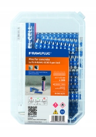 Gwoździe do RAWLPLUG SC40II-38mm 1000szt+ 2XGAZ GP5