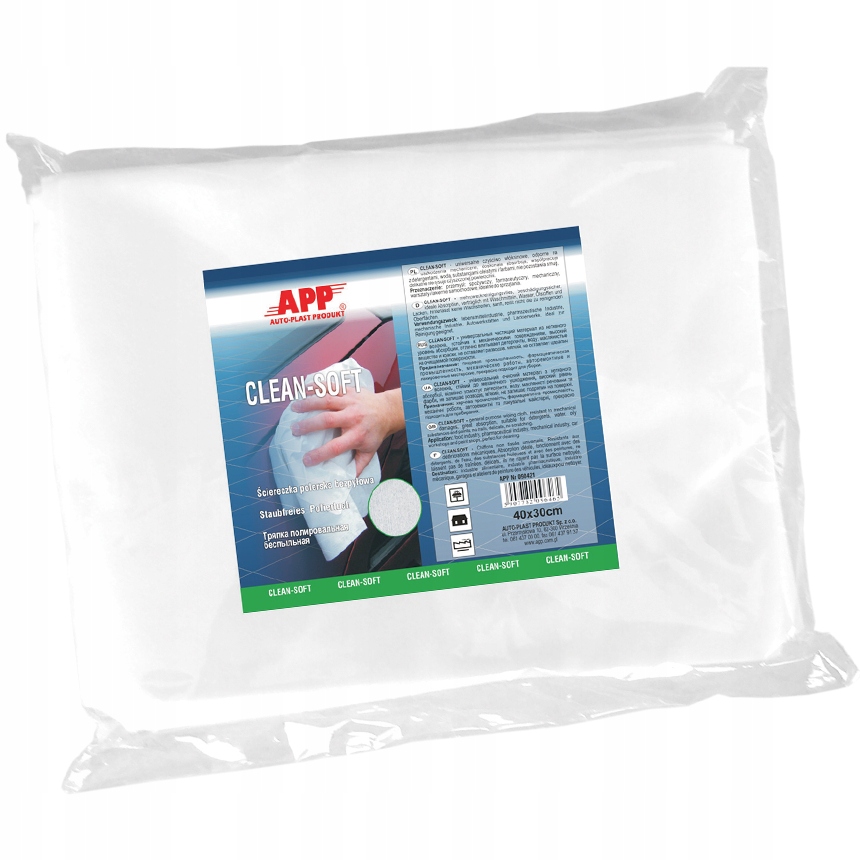 

App ściereczki polerskie bezpyłowe 20 szt