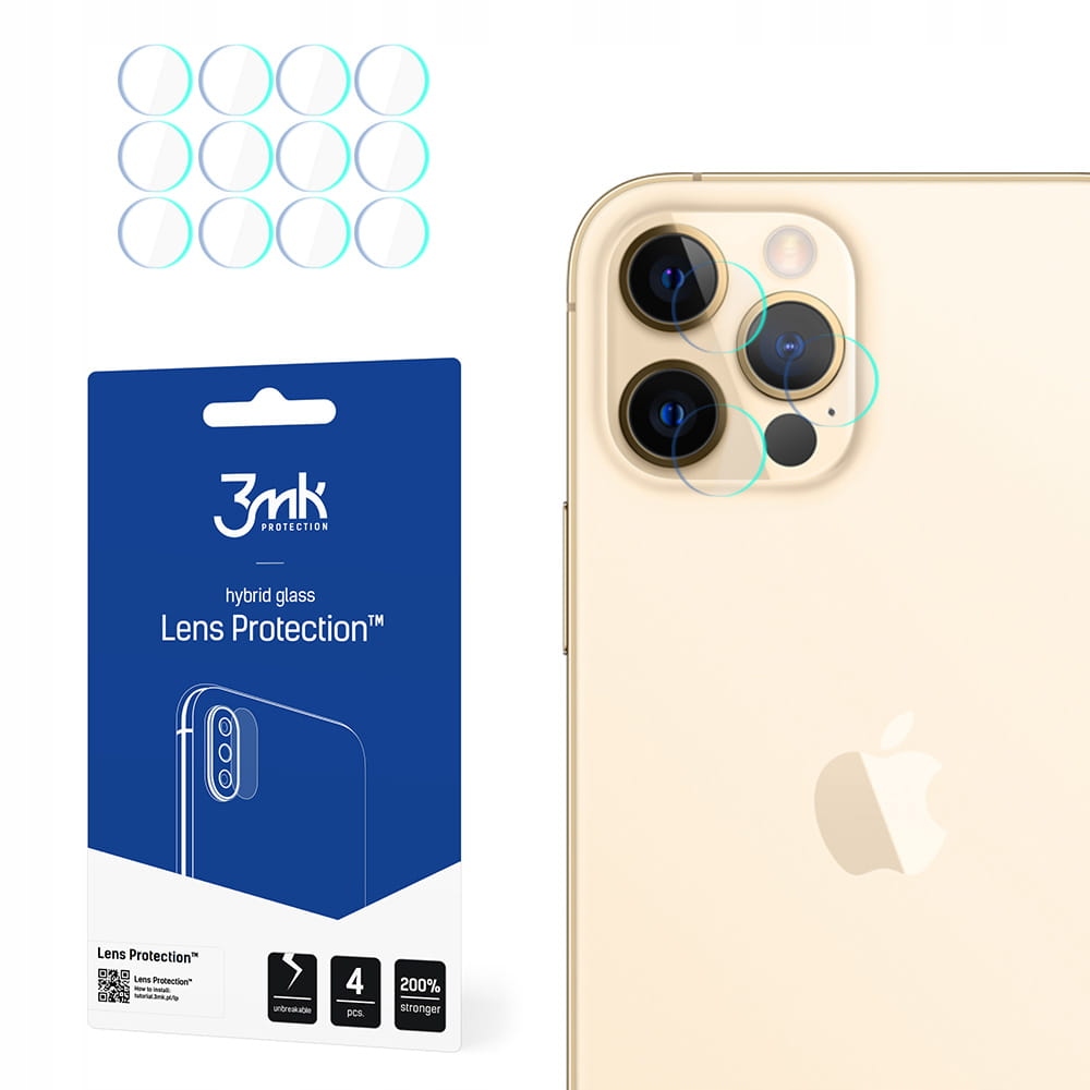 

4x Lens Szkło hybryda na aparat iPhone 13 Pro 3mk