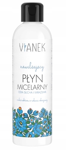 VIANEK NAWILŻAJĄCY PŁYN MICELARNY + PENTANOL 200ml