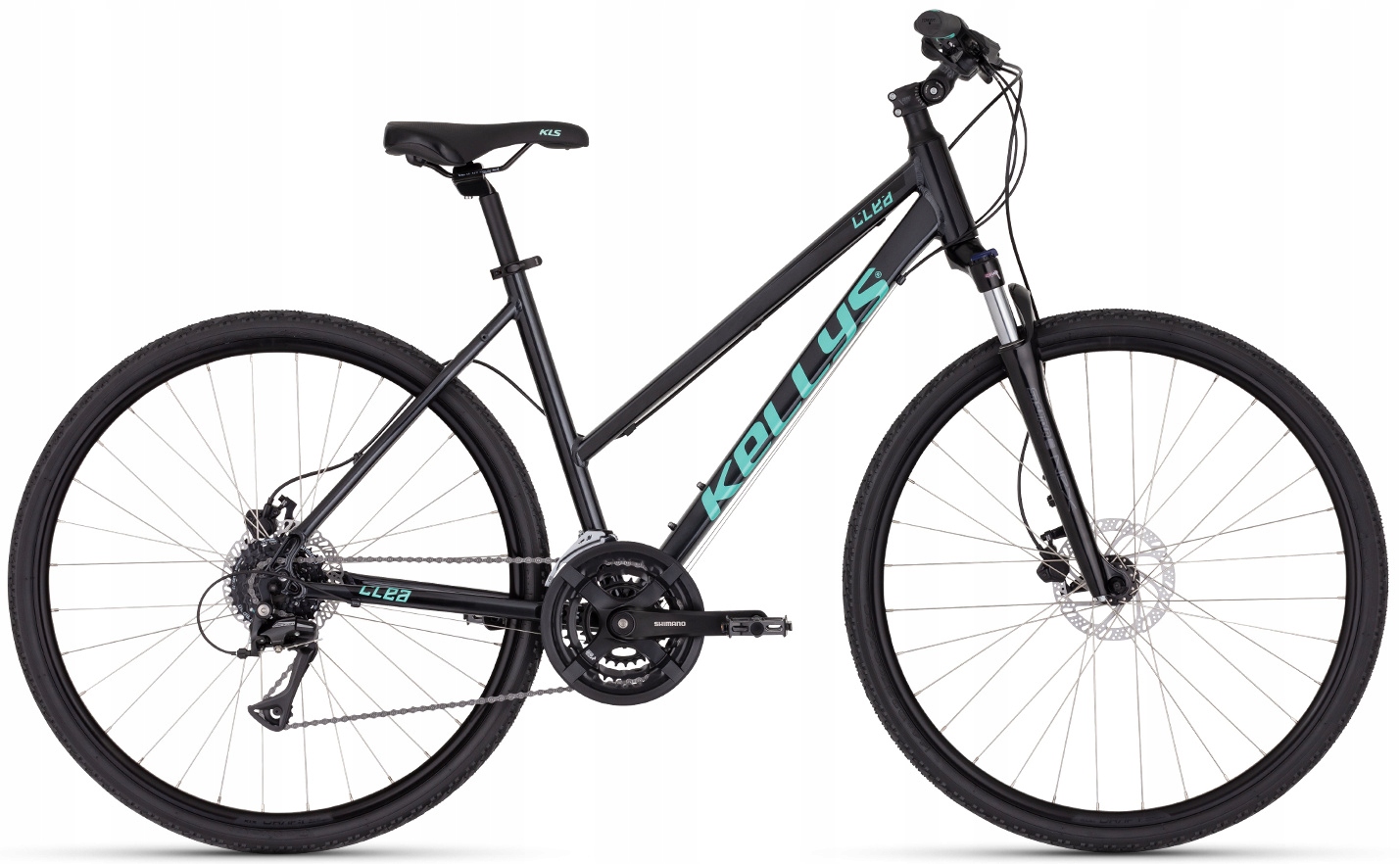 Rower crossowy damski Kellys Clea 90 Graphite Grey M (19")