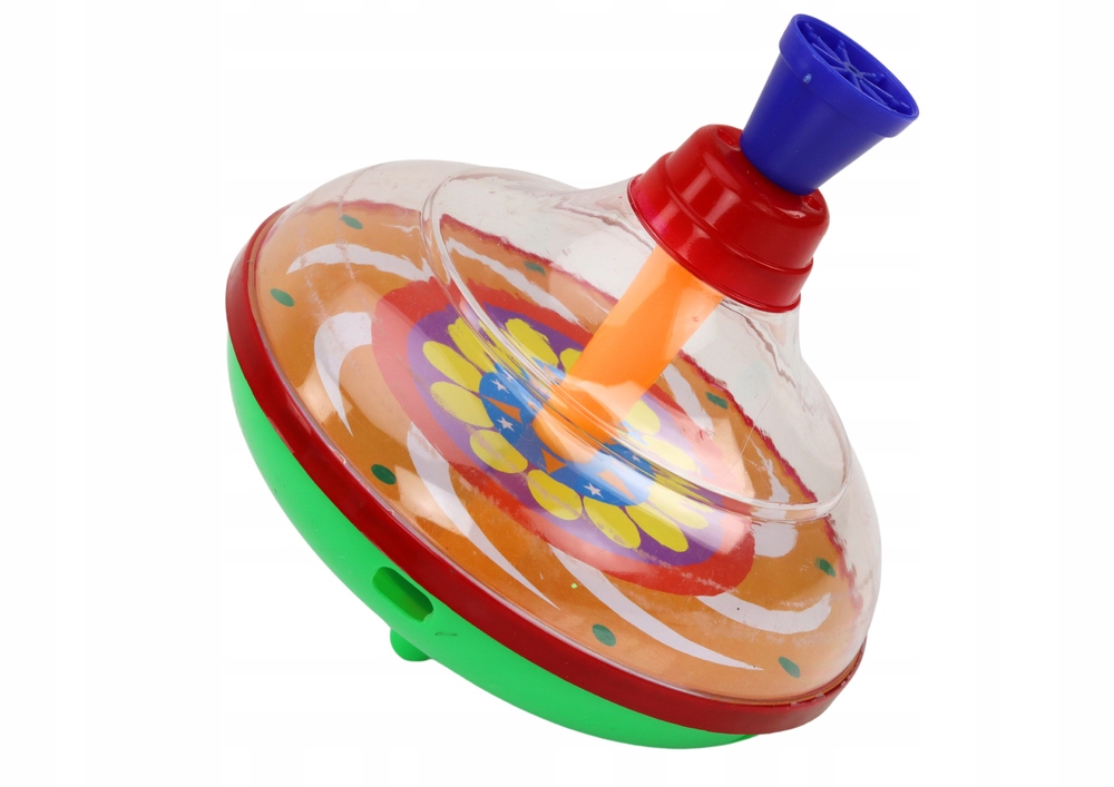 TRADYCYJNY BĄCZEK WIRUJĄCY kolorowy bączek do kręcenia 15cm