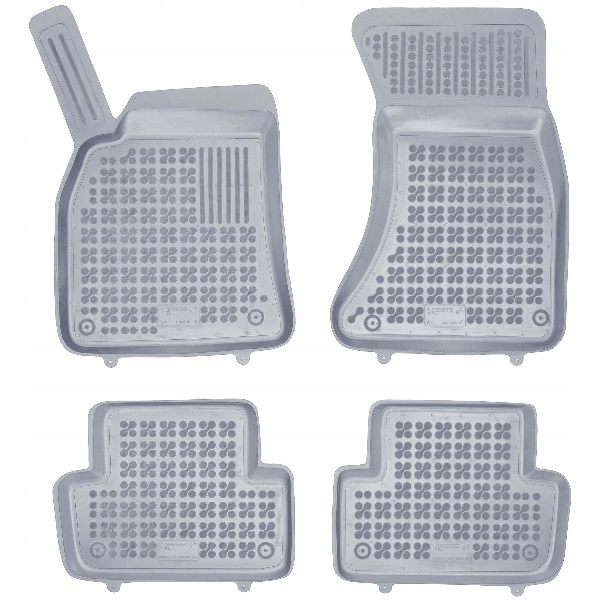 Šedé gumové rohože Audi A5 I 2009-2016