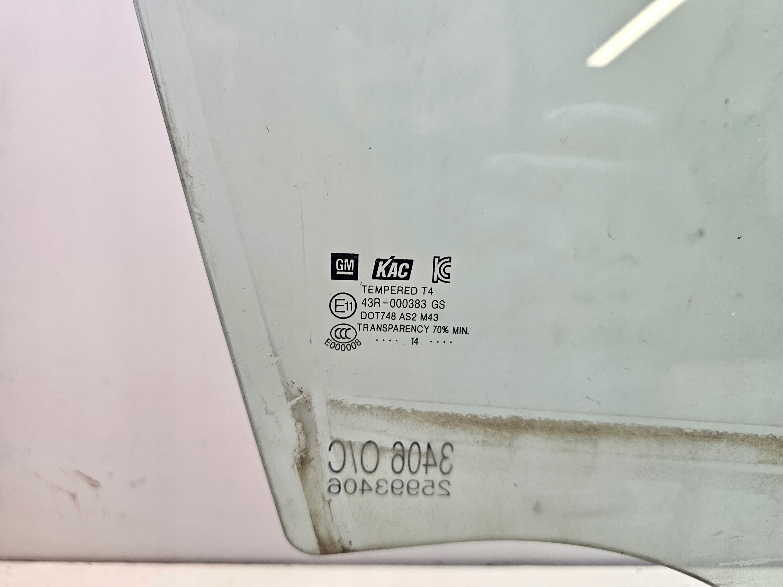 OPEL MOKKA window door right front right front DUZA 14 ROK