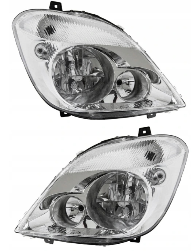 MERCEDES SPRINTER 06- KOMPLET REFLEKTORÓW LAMPY