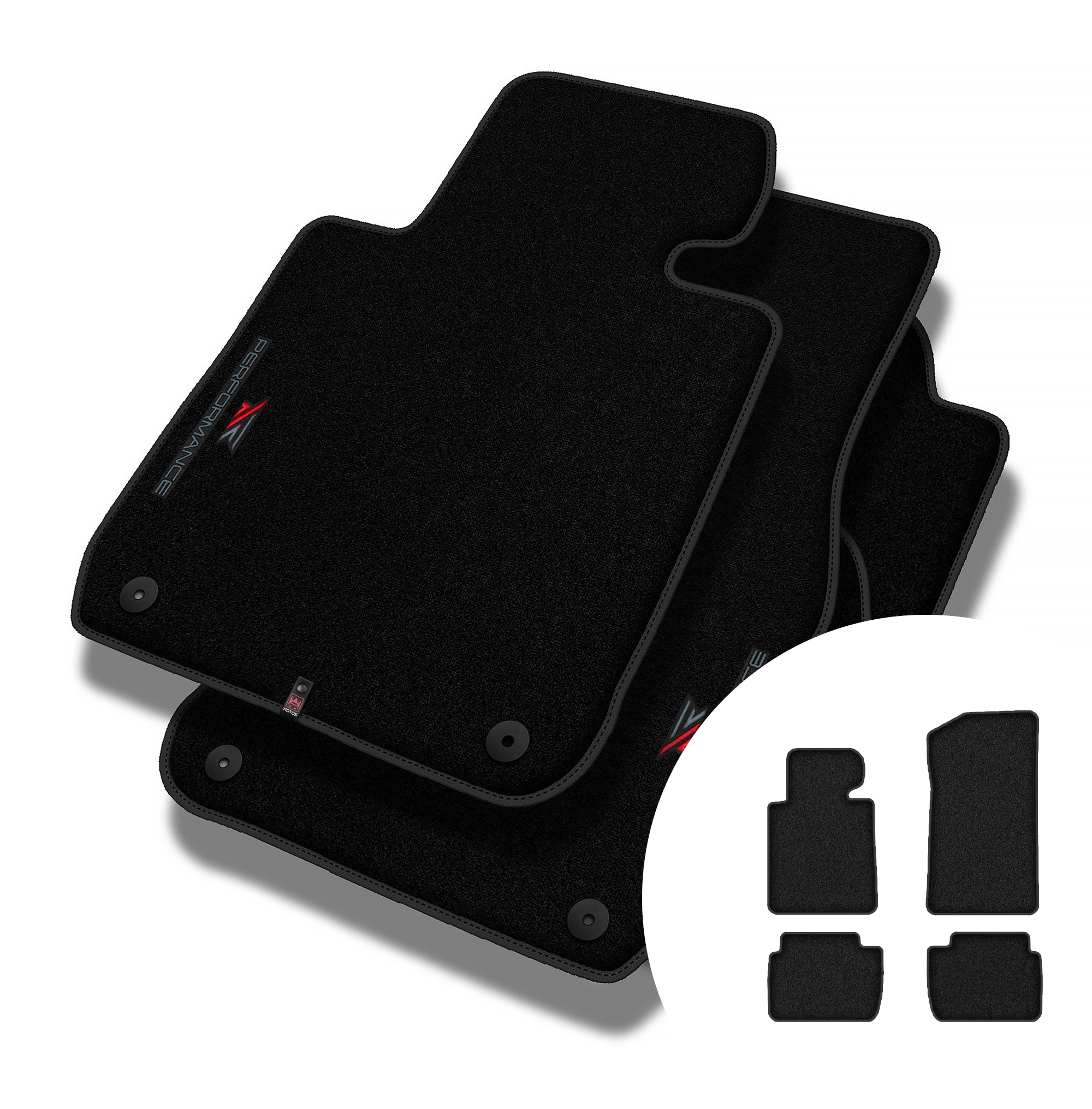 Velúrové koberčeky Performance Premium pre Bmw radu 3 E46 1998-2004