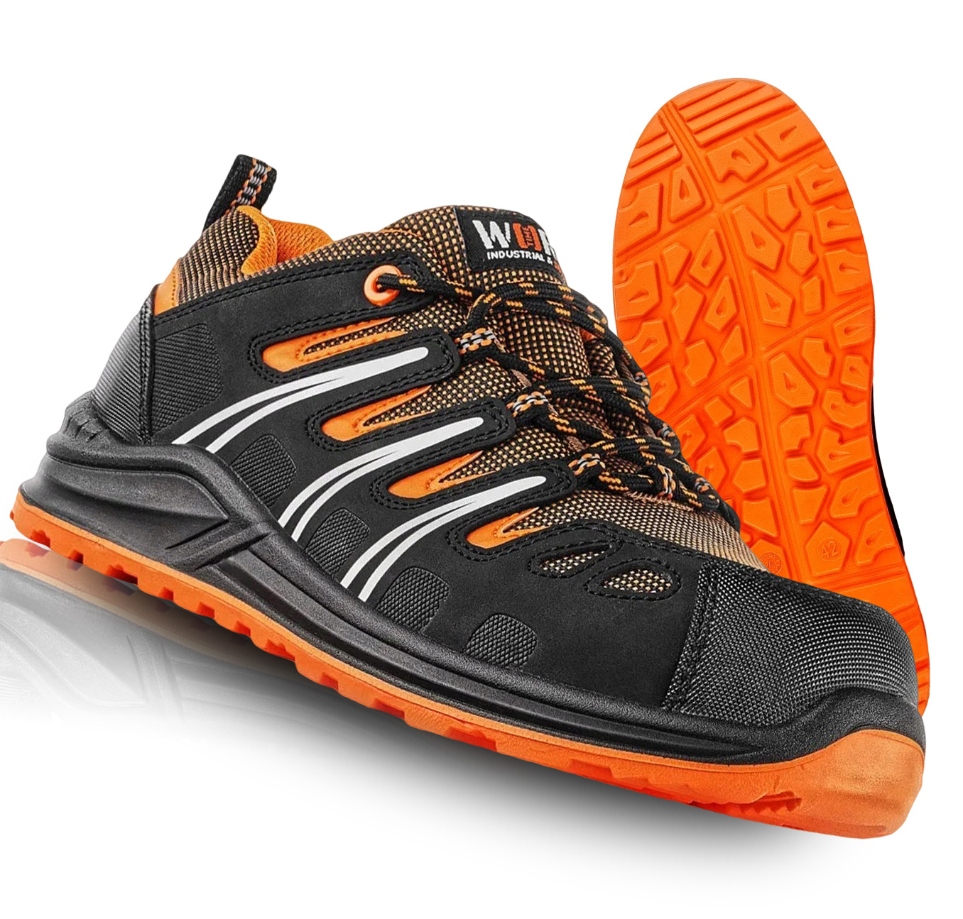 Sportovní pracovní obuv Polobotky s ochranným zdvihem Bozp VM Bergamo S1P 44