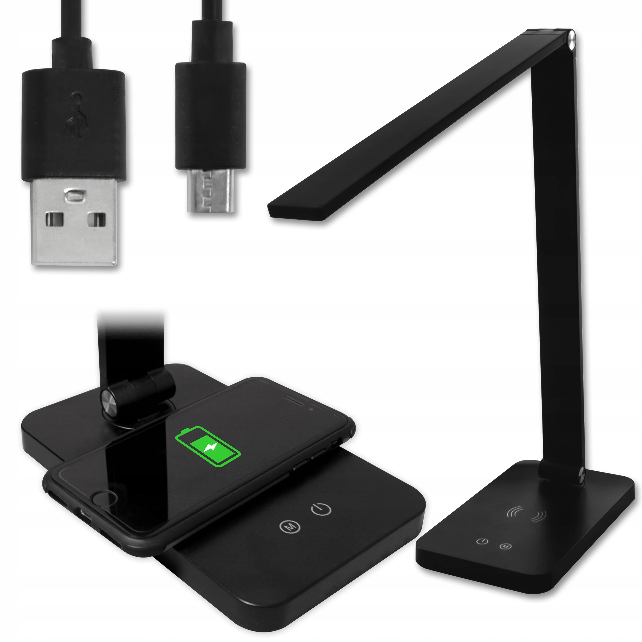 

Lampka Biurkowa Szkolna Biurko Led Usb Dotyk Nocna