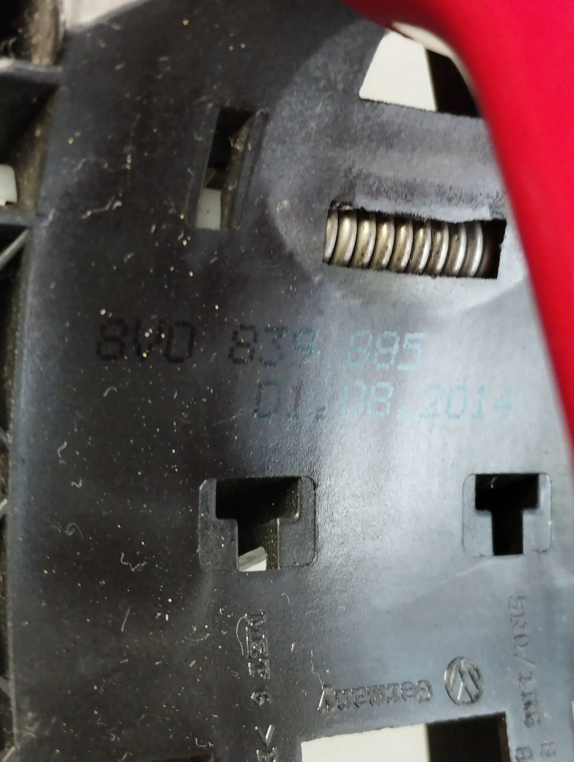 Audi A3 8V handle left rear part LZ3M