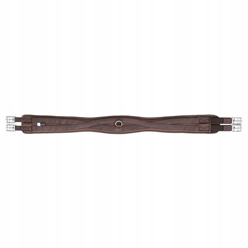 Popręg z pianki Memory Foam z gumami Kavalkade brown r. 105 cm.
