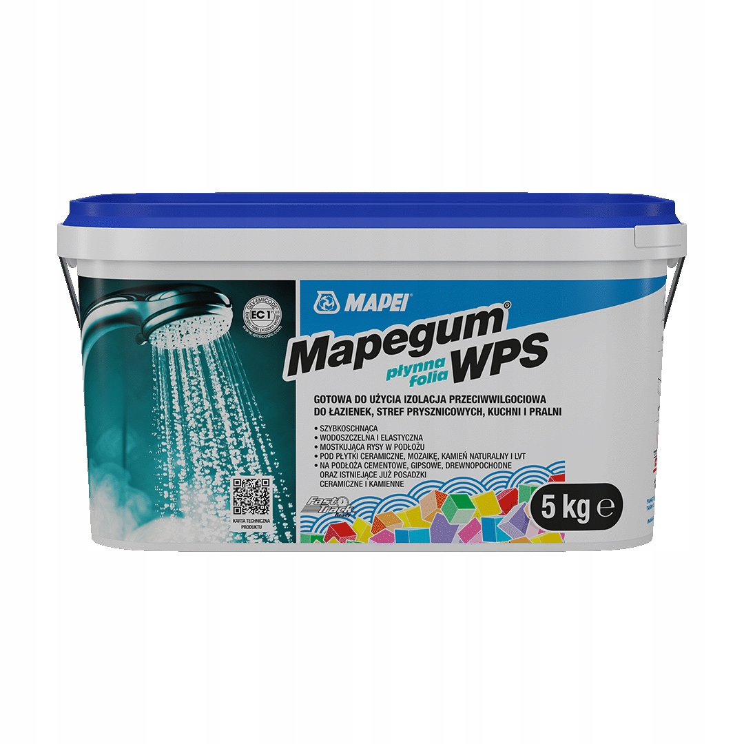 

Folia W Płynie Hydroizolacja Mapegum Wps 5kg Mapei