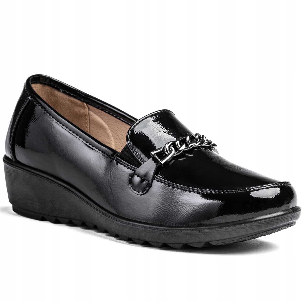 Polobotky Širší vpich. Kůže mokasíny měkké módní Lehké Wojtyłko 37