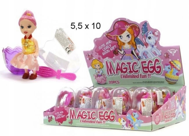 

Mini Laleczka Mała Lalka Calineczka Magiczne Jajko