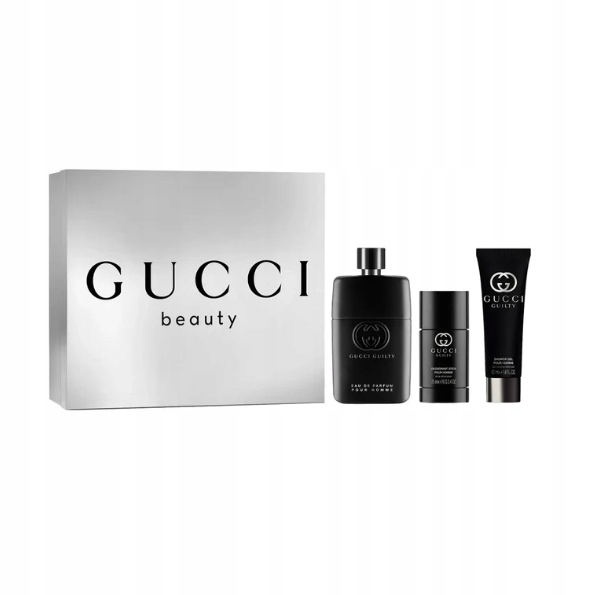 Gucci Guilty Pour Homme Edp 90ml Sprchový Gel 50ml Deo tyčinka 75 Ml