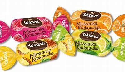 Levně Bonbóny Krakovská směs 2,8 kg Kufřík Wawel želé Wawel 2800 g