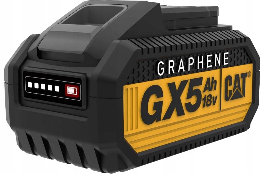 Akumulator grafenowy CAT GXB5 18V 5Ah LED