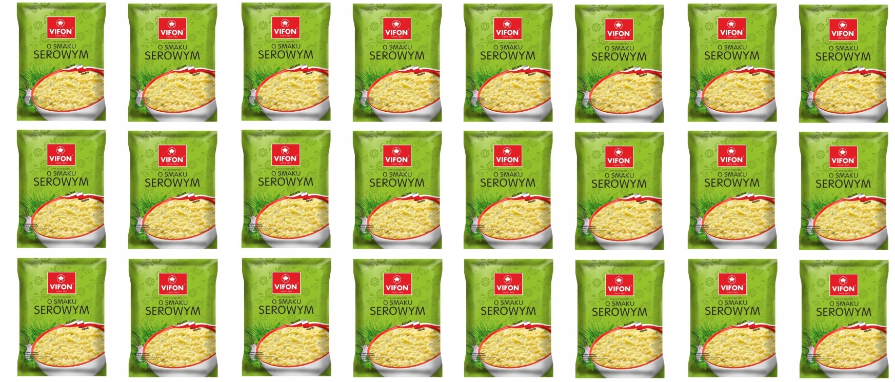 Levně 24 x 65 g Vifon Instantní polévka s příchutí sýra Karton