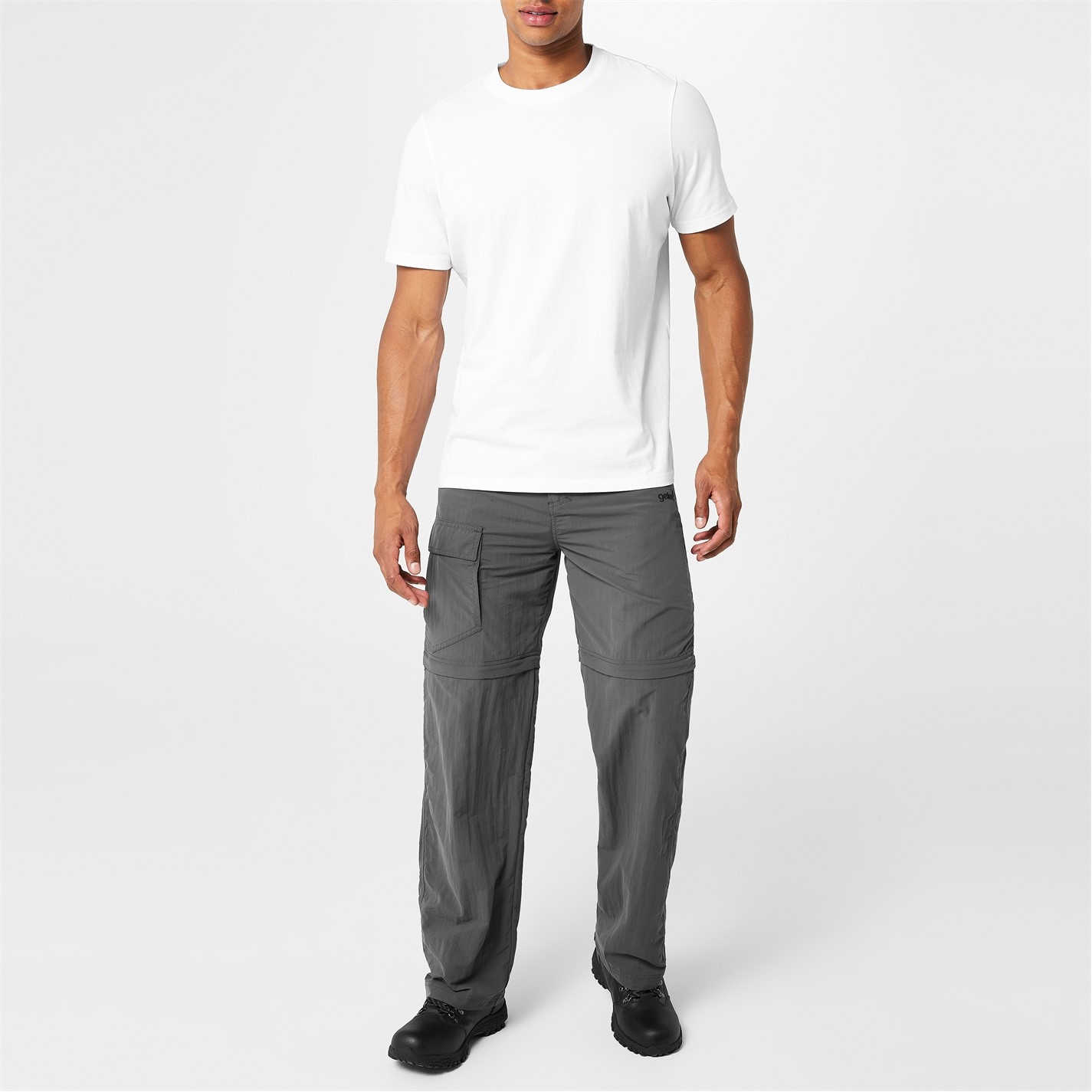 B3774 FUNKCYJNE TREKKINGOWE SPODNIE SPODENKI GELERT L Płeć mężczyzna