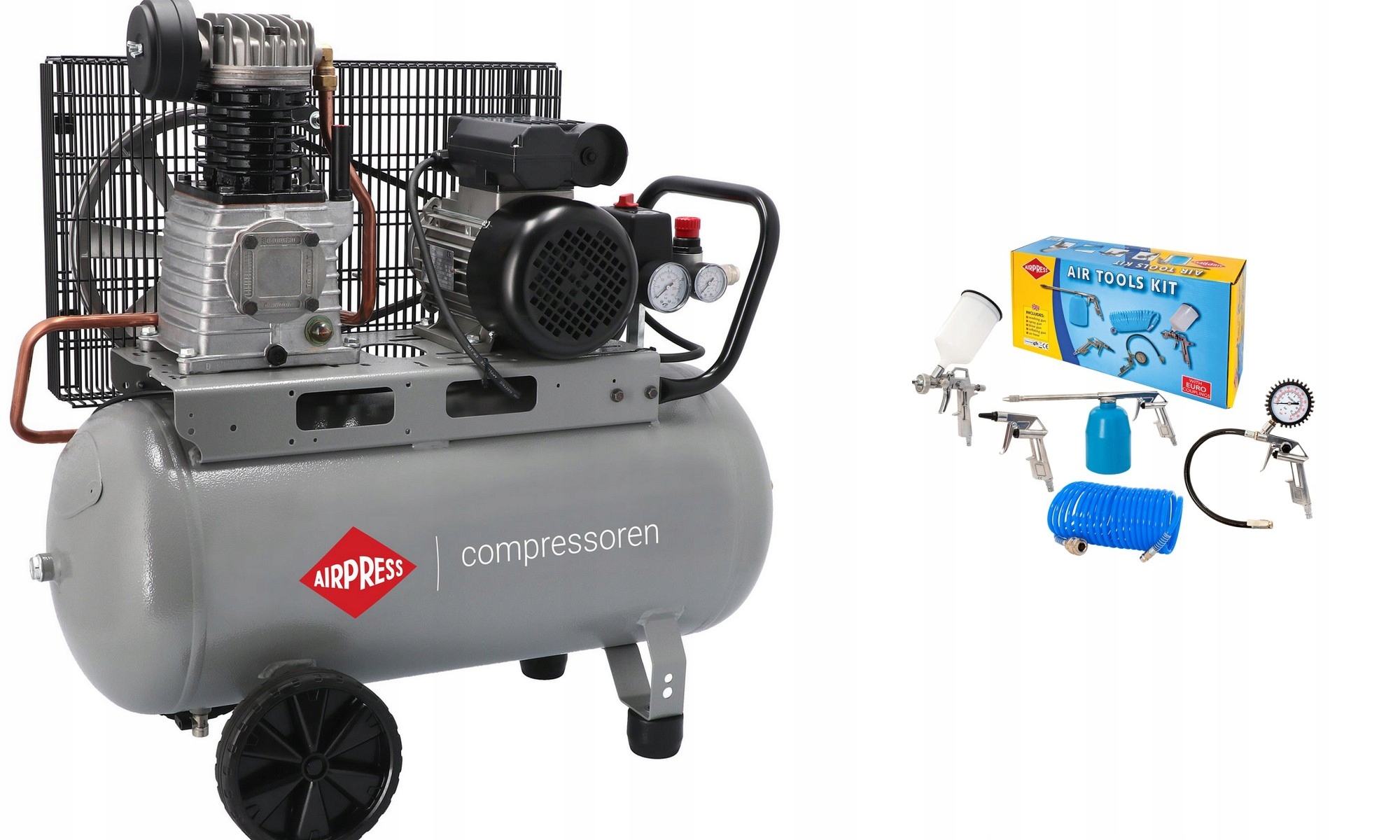 Airpress Sprężarka tłokowa HL 310-50+Akcesoria