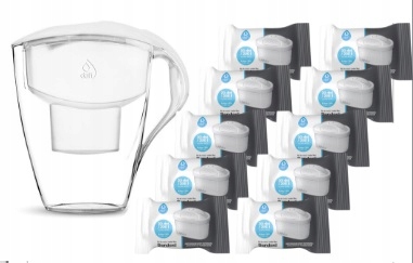 Dzbanek Dafi Astra Led Unimax 3l +10 filtrów Dafi Unimax Kolor Biały