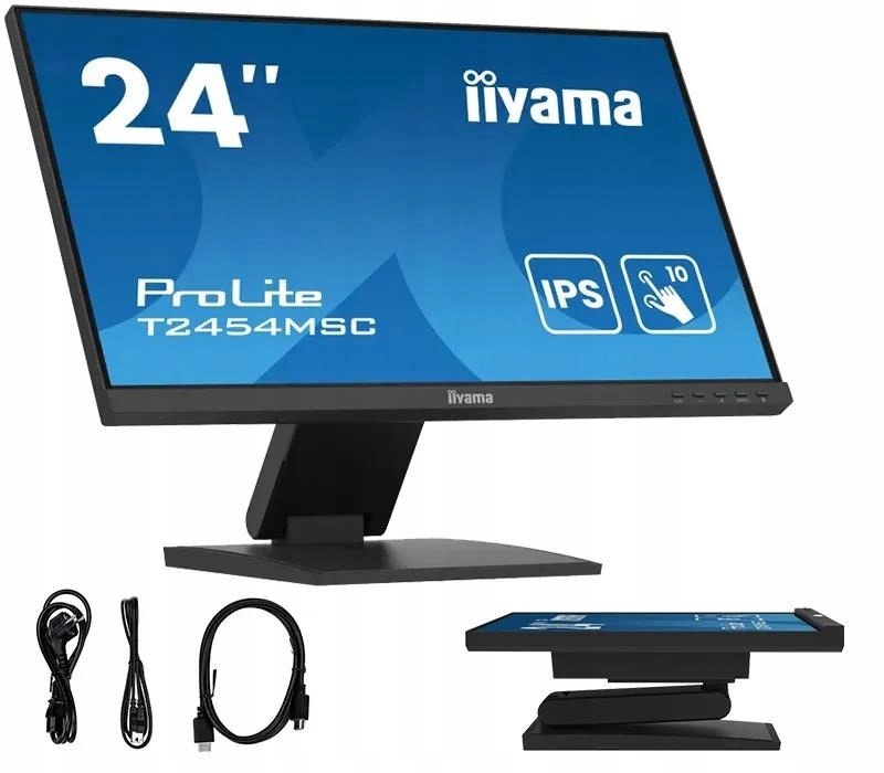 24" iiyama T2454MSC-B3AG Ips, Fhd, Usb, repro T2454MSC-B3AG