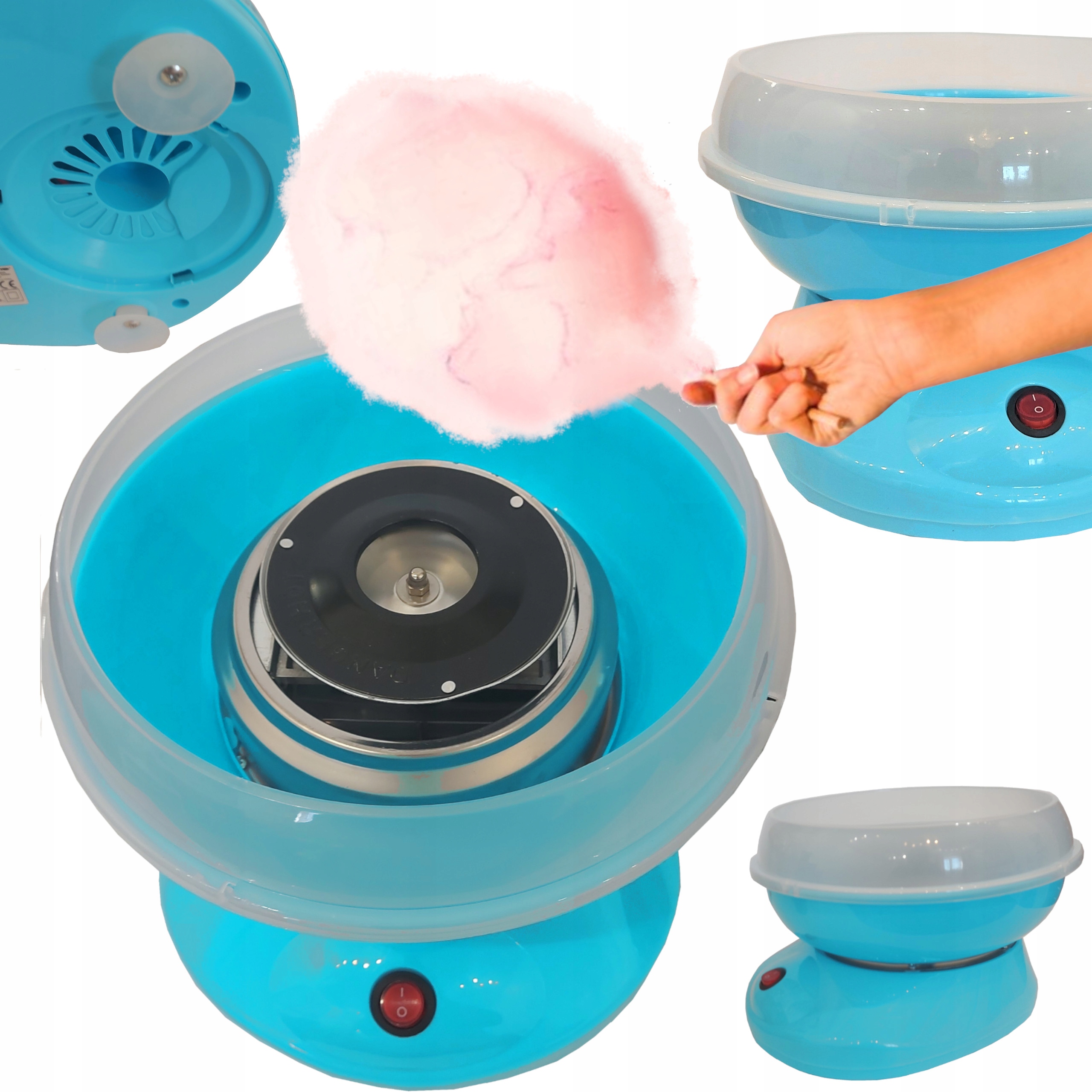 MASZYNKA DO ROBIENIA POPCORNUI MASZYNA WATY CUKROWEJ prezent dzień dziecka Marka Pavolt