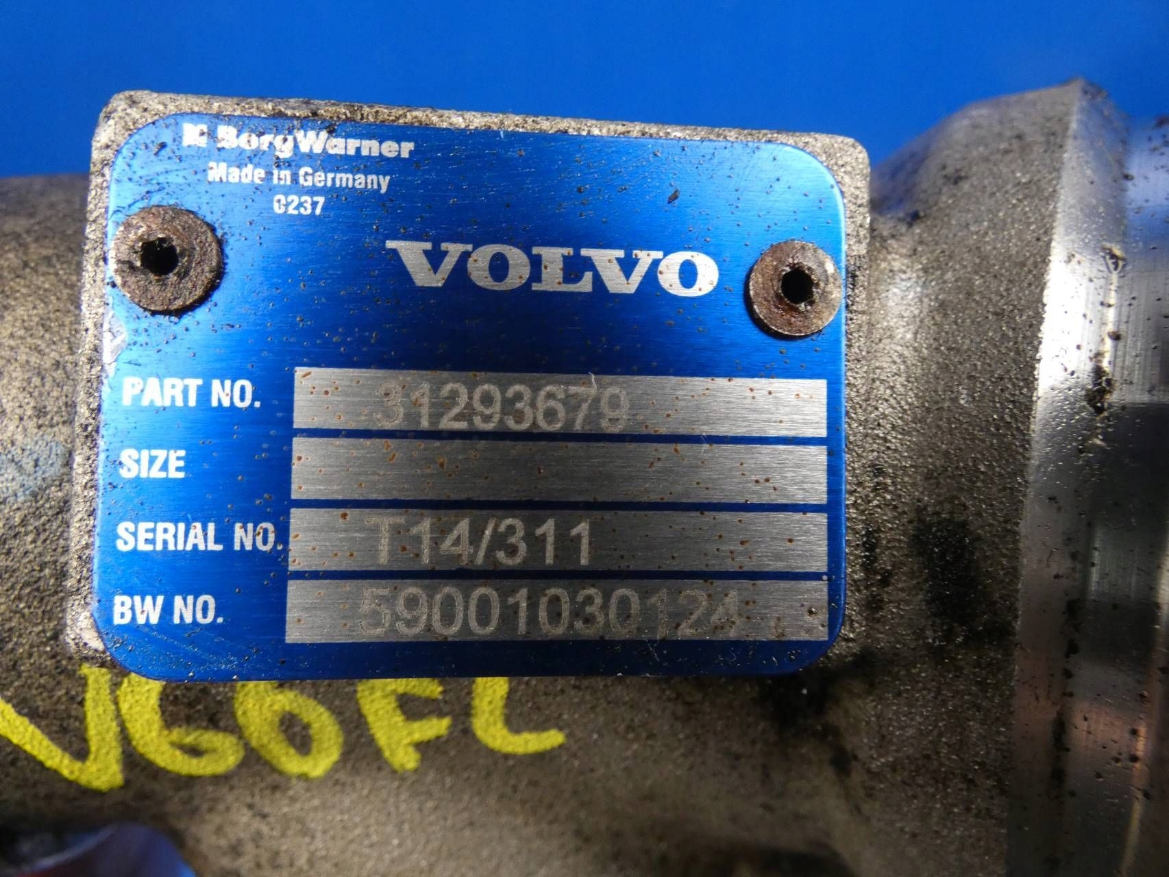 VOLVO V60 S60 II XC90 XC60 V90 S90 2.0 D4 Sensor turbo