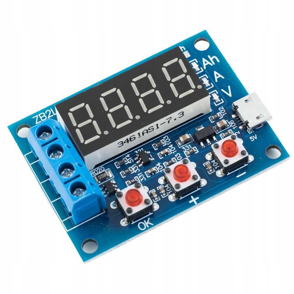 Miernik pojemność akumulator ogniw 15V 3A 18650 Pb